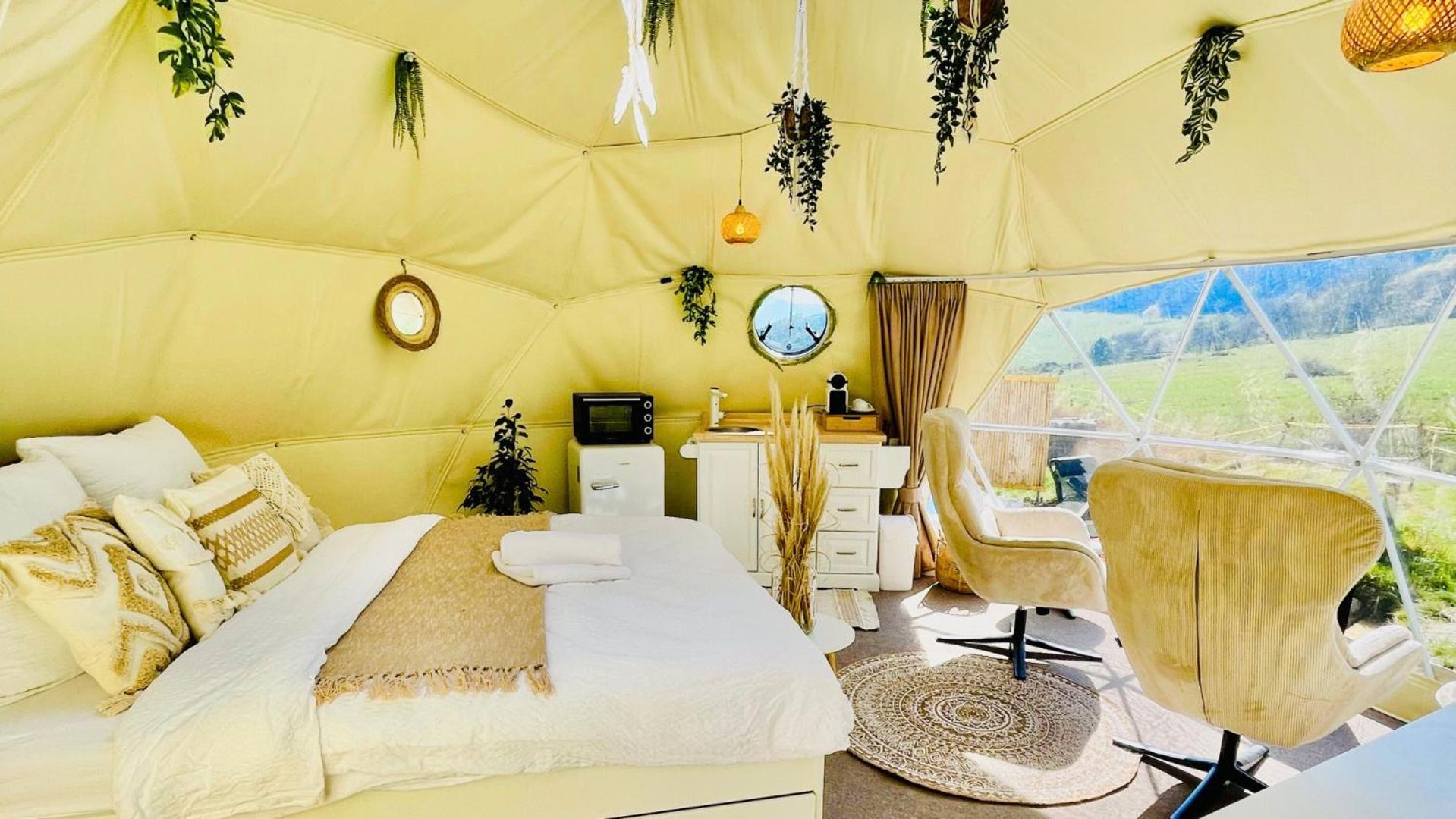 Glamping Hohe Wand - Zelt Mit Sternenfenster Und Whirlpool Hotel Maiersdorf Eksteriør billede